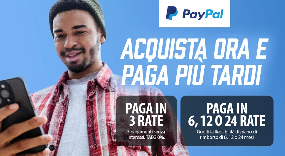 PayPal in 3 rate a tasso zero